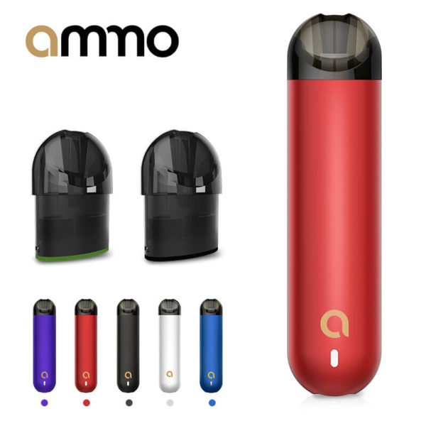 火器 ammo電子煙套裝2021新款一次性霧化換彈小煙蒸汽煙便攜式充電：圖片 3