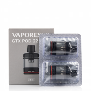 VAPORESSO GTX POD22 & 26 替換煙彈盒兩件裝
